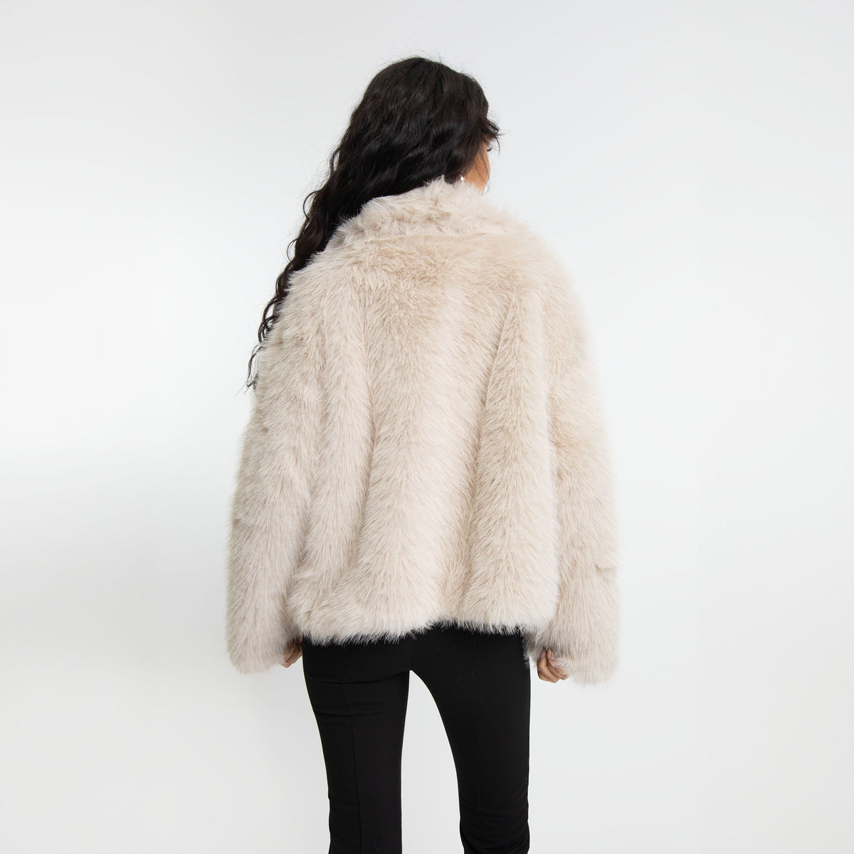 Chaqueta de pelo Merlot