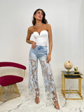 Aurora-Floral Jean