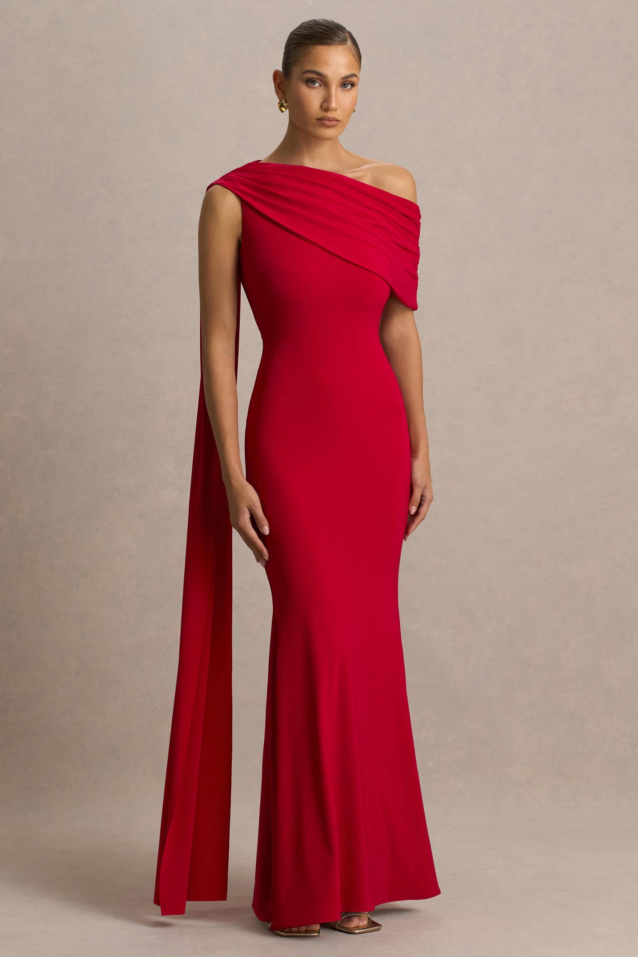 Zendaya | Vestido largo rojo
